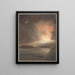 View of the Great Eruption of Morne Soufrière in Saint Vincent - Reverend Lansdown Guilding — framed artwork on a wall