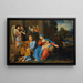 The Rest During the Flight into Egypt - Reynaud Levieux — framed artwork on a wall