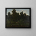 Pastoral Scene Painting - Régis François Gignoux — framed artwork on a wall