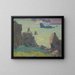 Finistère Painting - Rhona Haszard — framed artwork on a wall