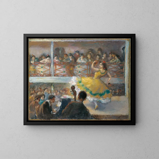Flamenco Dance - Ricard Canals i Llambí — framed artwork on a wall