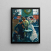 At the bar - Ricard Canals i Llambí — framed artwork on a wall
