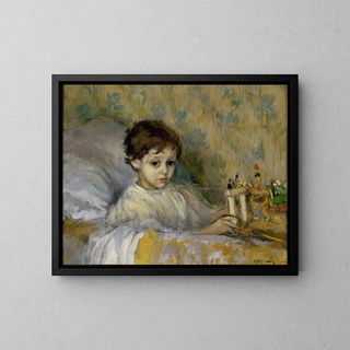 Sick Child - Ricard Canals i Llambí — framed artwork on a wall