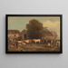 The Farm Sale - Richard Barrett Davis — framed artwork on a wall