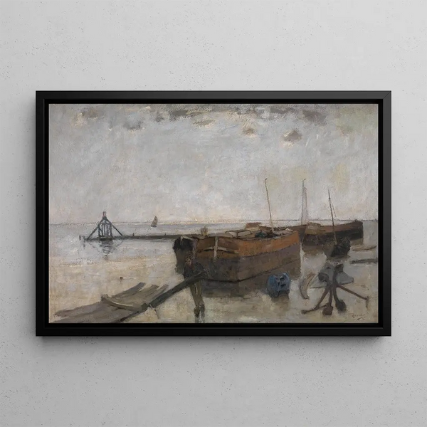 The Cemetery - Richard Baseleer — framed artwork on a wall