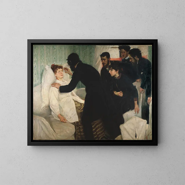 Dreamy hypnotic - Richard Bergh — framed artwork on a wall