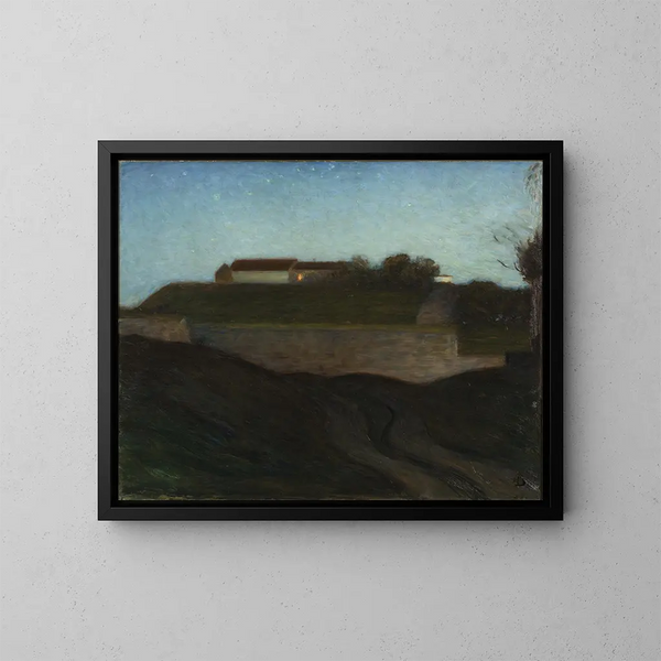 La forteresse de Varberg - Richard Bergh — framed artwork on a wall