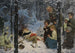 Children in the Snow - Richard Borrmeister — artwork view