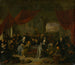 Divertissement des moines dans un cloître romain - Richard Brakenburgh — artwork view