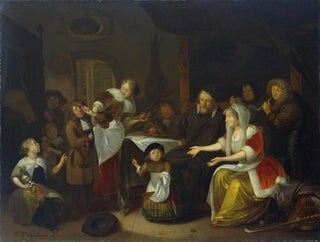 The Feast of Saint Nicholas - Richard Brakenburgh — artwork view