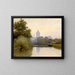 L'effet du matin sur le canal - Richard Buckner Gruelle — framed artwork on a wall