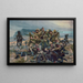 Tout ce qui restait d'eux - Richard Caton Woodville — framed artwork on a wall