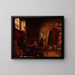 L'Atelier de l'artiste - Richard Caton Woodville — framed artwork on a wall