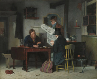 Waiting for the Scene - Richard Caton Woodville — artwork view