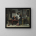 Waiting for the Scene - Richard Caton Woodville — framed artwork on a wall