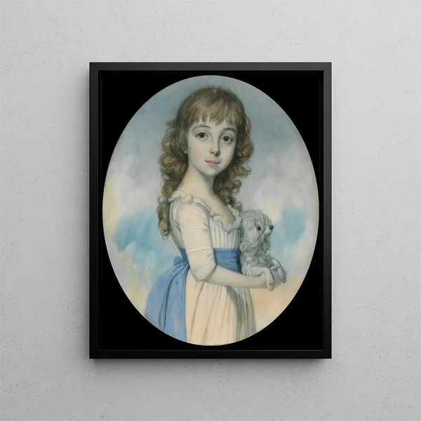 Amelia de Lautour - Richard Crosse — framed artwork on a wall