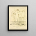 L'apparition de Tamara - Richard Duppa — framed artwork on a wall
