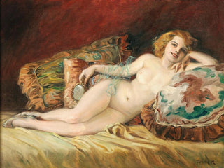 Woman lying down - Richard Geiger — artwork view