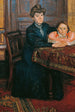 Woman with Child Mathilde Schönberg with her daughter Gertrud Double Portrait of Mathilde and Gertrud Schönberg - Richard Gerstl — artwork view