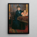 Woman with Child Mathilde Schönberg with her daughter Gertrud Double Portrait of Mathilde and Gertrud Schönberg - Richard Gerstl — framed artwork on a wall
