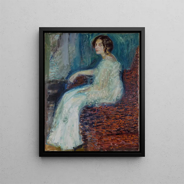 Portrait of Henryk Cohn - Richard Gerstl — framed artwork on a wall