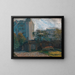 Cour du palais de Liechtenstein à Vienne - Richard Gerstl — framed artwork on a wall