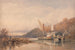 Barges de foin et de bois sur le Conway - Richard Henry Nibbs — artwork view
