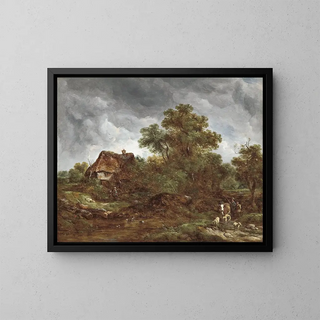 Landscape Painting - Richard Hilder — framed artwork on a wall