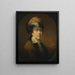 Portrait Painting of a Young Man - Richard Hurleston — framed artwork on a wall