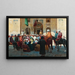 Samarcande in front of the Cher-Dor madrasa - Richard Karlovich Zommer — framed artwork on a wall