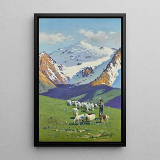 Richard Karlovich Zommer - Shepherd in the Caucasus.webp