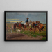 The Last Farewell - Richard Lorenz — framed artwork on a wall