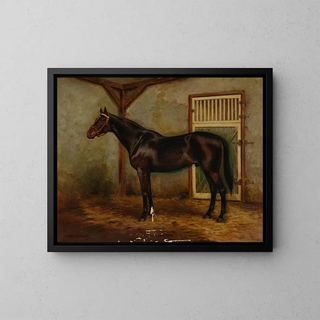 Rock Sand, winner of the Triple Crown - Richard Newton Jr — framed artwork on a wall