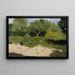 Corner of the Garden with Nasturtiums - Richard Nicolas Roland Holst — framed artwork on a wall
