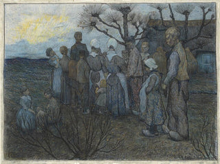The Preaching in the Fields - Richard Nicolas Roland Holst — artwork view