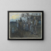 The Preaching in the Fields - Richard Nicolas Roland Holst — framed artwork on a wall