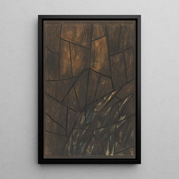 Project for window in the north transept of Utrecht Cathedral 30 - Richard Nicolas Roland Holst — framed artwork on a wall