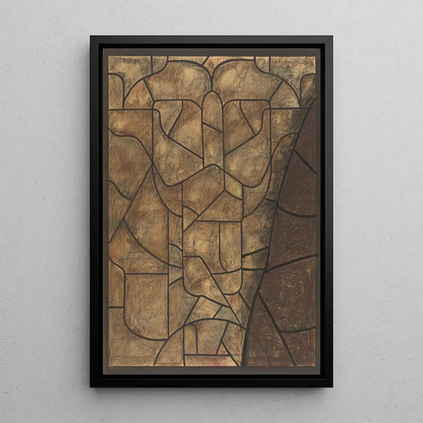 Project painting for window in the north transept of Utrecht Cathedral 42 - Richard Nicolas Roland Holst — framed artwork on a wall