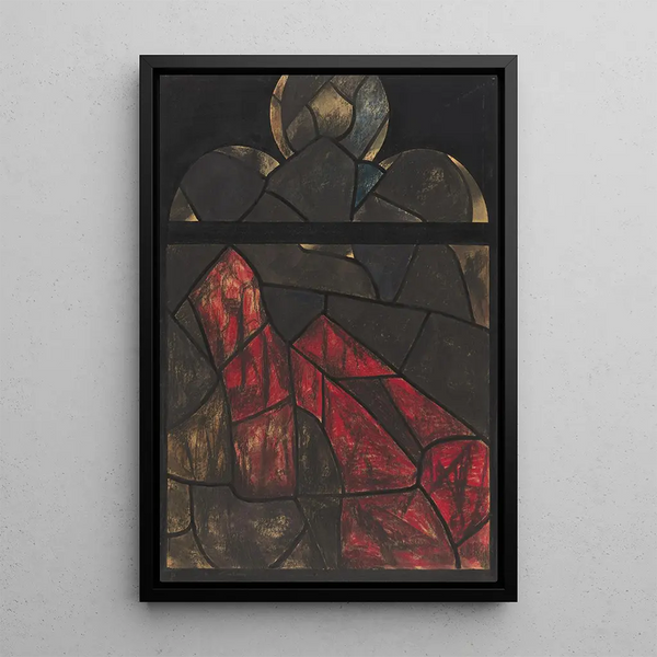Project for window in the north transept of Utrecht Cathedral 44 - Richard Nicolas Roland Holst — framed artwork on a wall