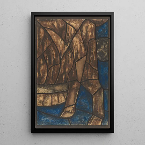 Project for window in the north transept of Utrecht Cathedral 45 - Richard Nicolas Roland Holst — framed artwork on a wall