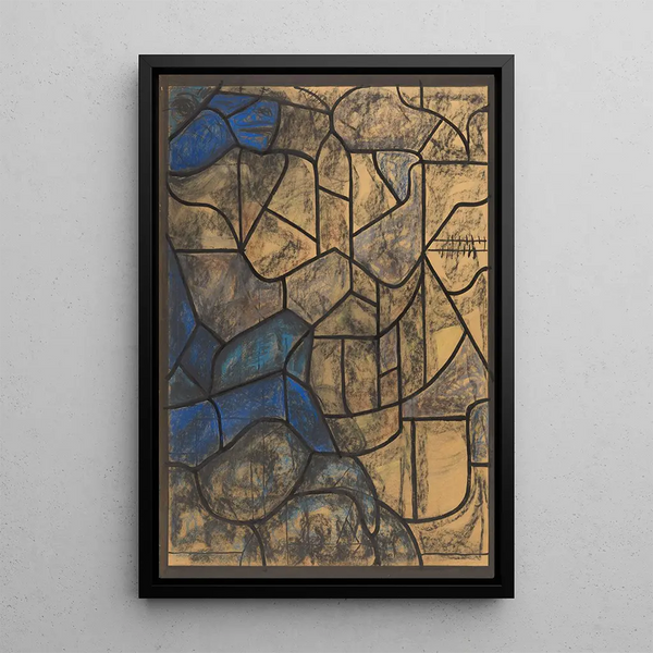Project for a window in the north transept of Utrecht Cathedral 53 - Richard Nicolas Roland Holst — framed artwork on a wall