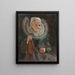 Woman Silésienne - Richard Nitsch — framed artwork on a wall