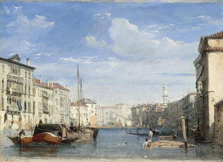 Le Grand Canal - Richard Parkes Bonington — artwork view