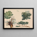 Trees and foliage - Richard Pettigrew Leitch — framed artwork on a wall