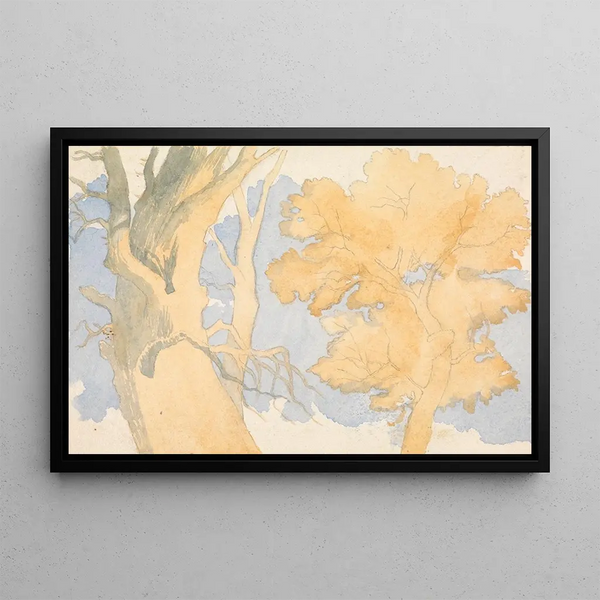 Trees - Richard Pettigrew Leitch — framed artwork on a wall