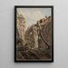 The Palace of Justice after the 1871 fire - Richard Phené Spiers — framed artwork on a wall