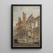 Ruins of the City Hall façade in 1871 - Richard Phené Spiers — framed artwork on a wall