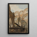 Ruins of the Palace of Justice, Hall of Lost Steps after the 1871 fire - Richard Phené Spiers — framed artwork on a wall