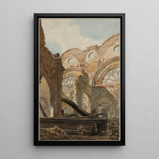 Richard Phen Spiers - Ruines du Palais de Justice salle des PasPerdus aprs lincendie de 1871.webp