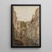 Ruins of the Palace of Saint-Cloud in 1871 - Richard Phené Spiers — framed artwork on a wall